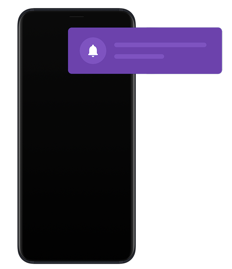 Push melding telefoon